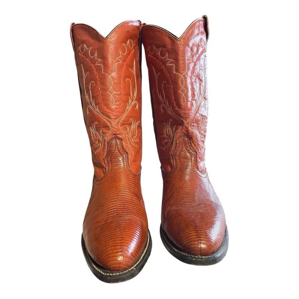 Rustic Leather Cowboy Boots